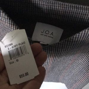 J.O.A. Tops - NWT plaid blouse/tank top J.O.A. Tops - NWT plaid blouse/tank top